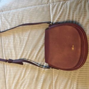 NEW Angela Roi Morning Bordeaux vegan crossbody